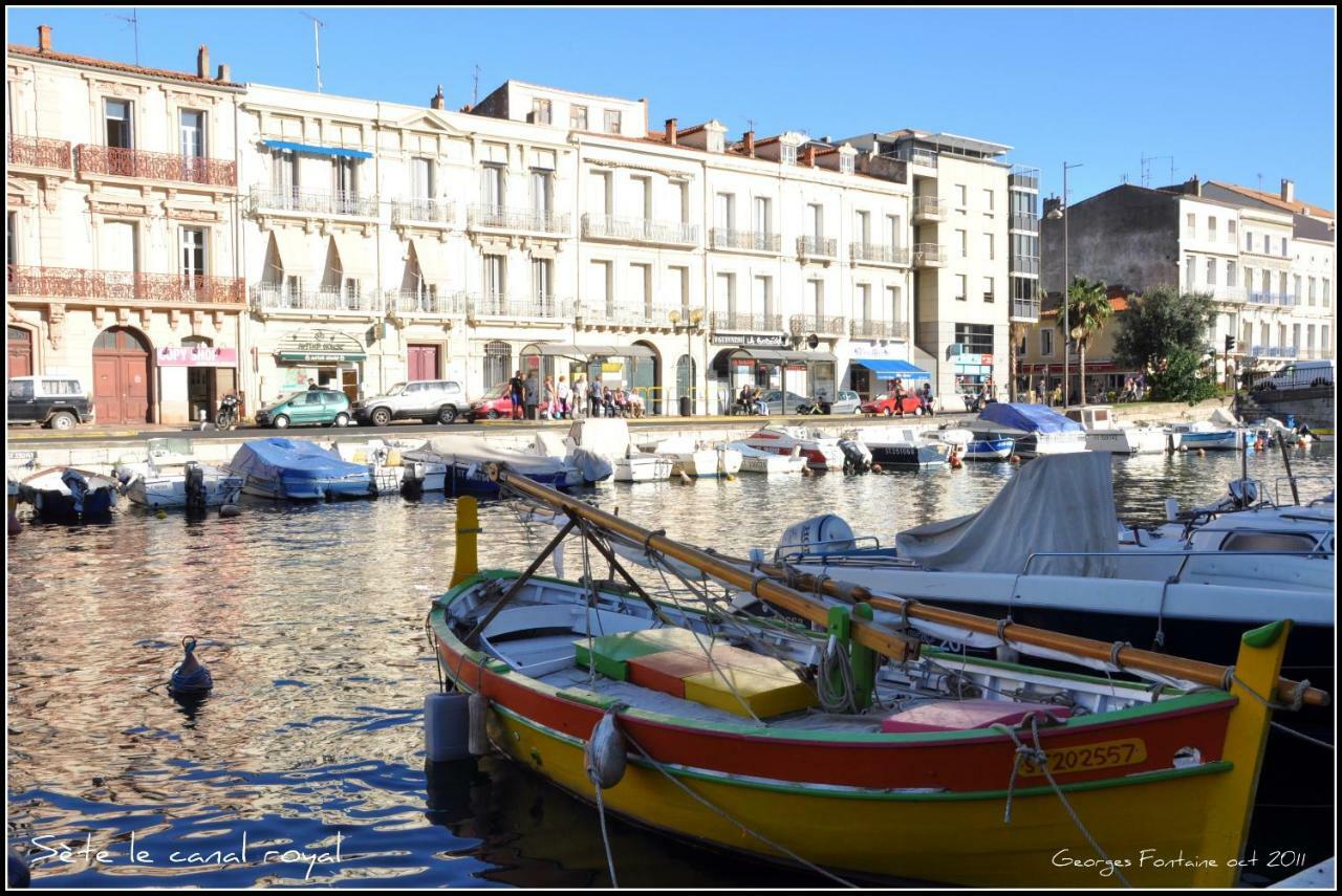 Ferienwohnung T3 Avec Terrasse Avec Vue Exceptionnelle Sur Les Quais De Sète Exterior foto