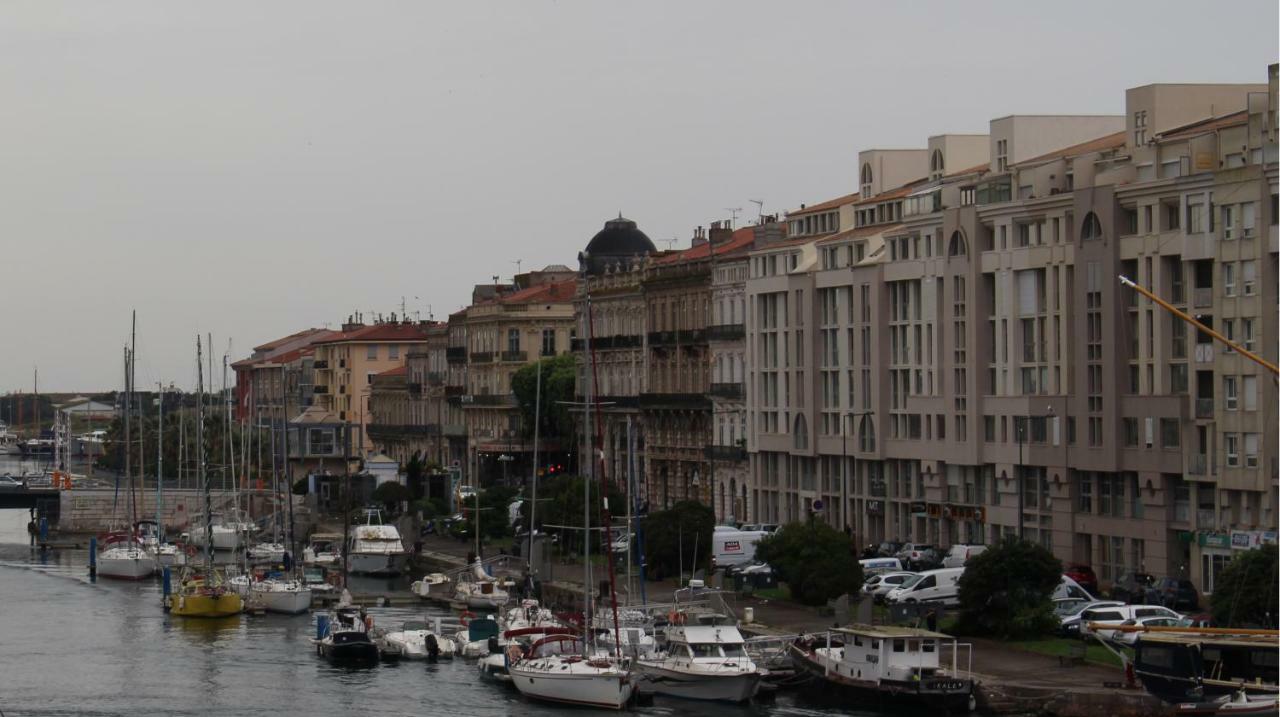 Ferienwohnung T3 Avec Terrasse Avec Vue Exceptionnelle Sur Les Quais De Sète Exterior foto